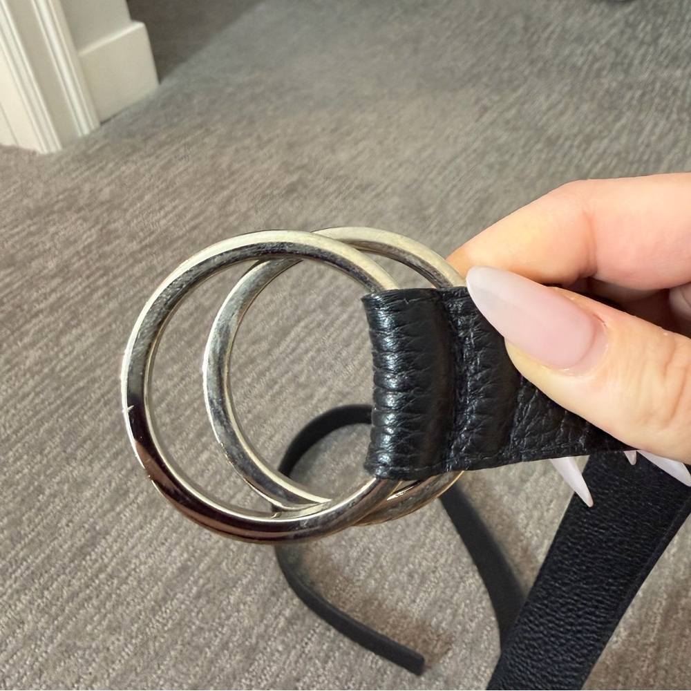 Burberry Leather Belt, Size M - Picture 6 of 9